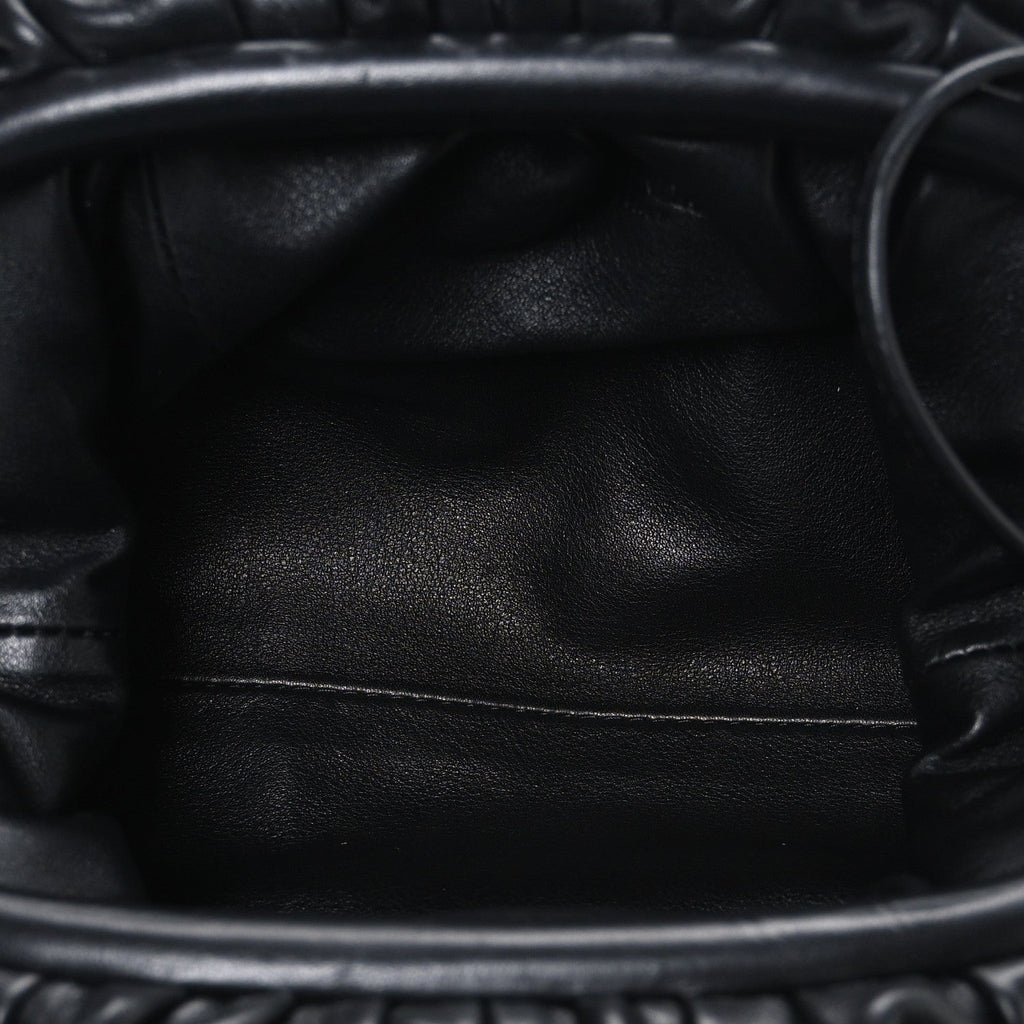 Butter Calfskin The Mini Pouch Black