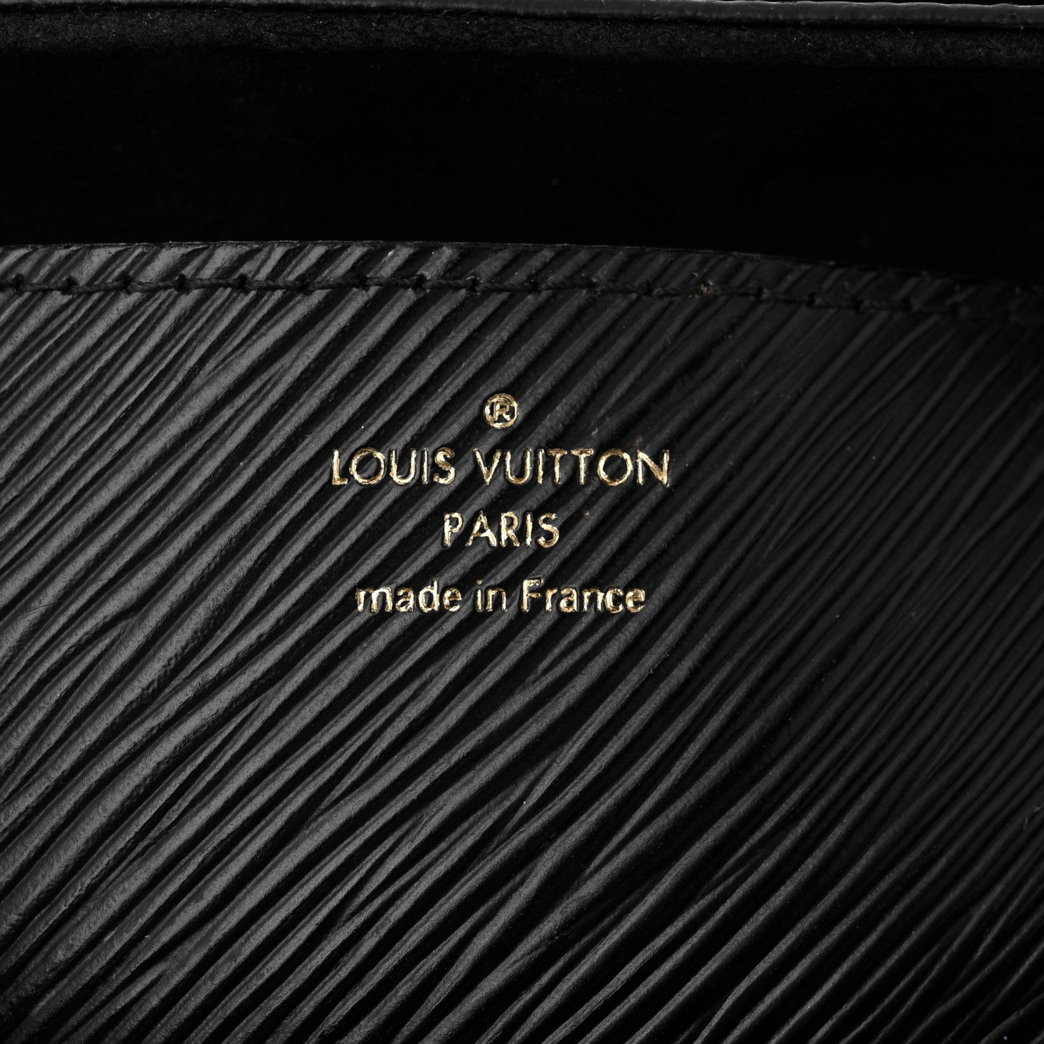 Epi Twist Top Handle Shoulder Bag MM Black