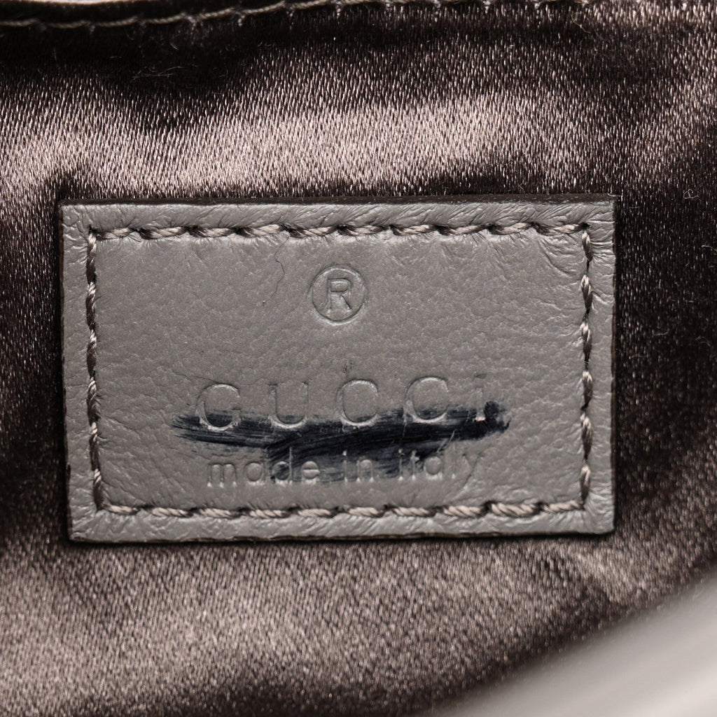 Nappa Vertical Matelasse Small Maxi Horsebit Chain Shoulder Bag Gray