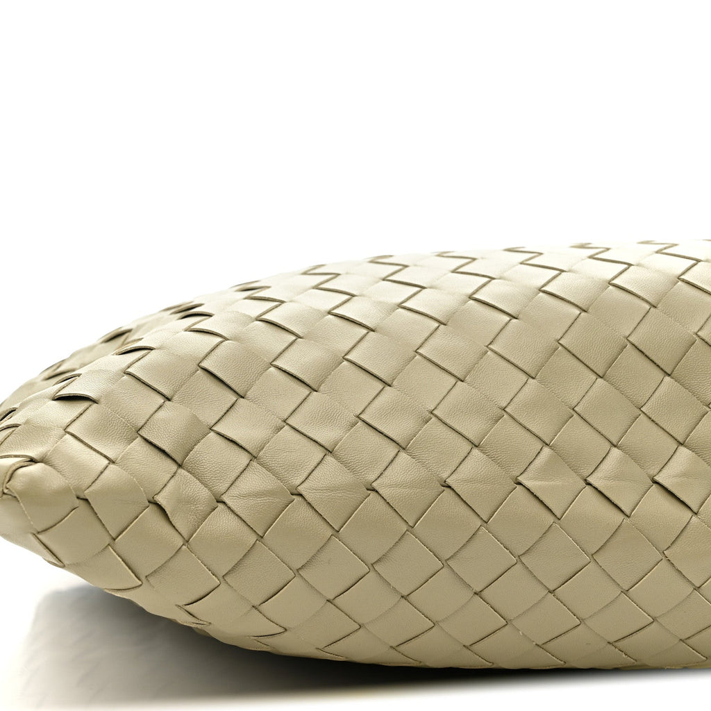Calfskin Intrecciato Small Hop Travertine