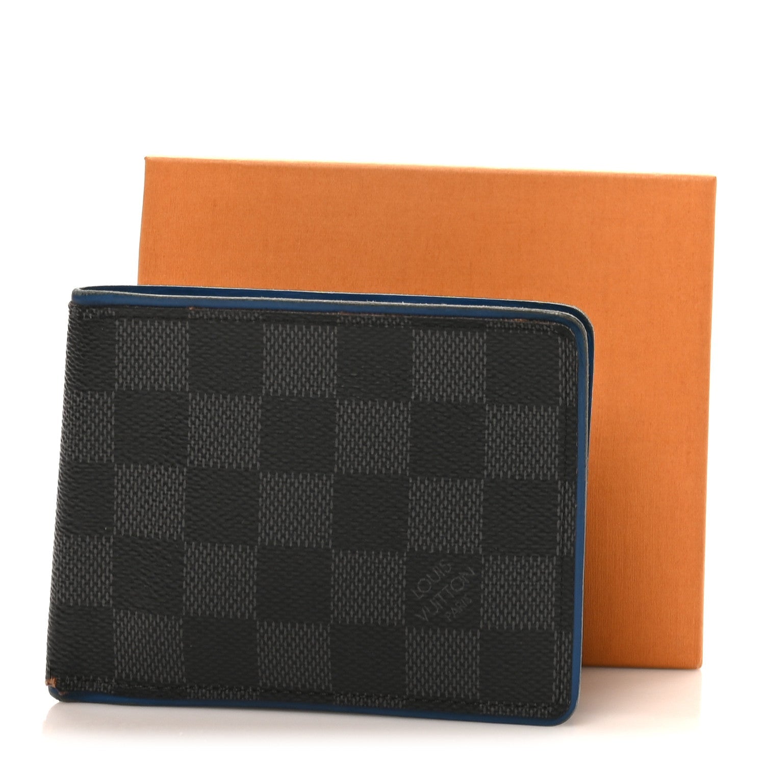 Damier Cobalt Multiple Wallet Neon