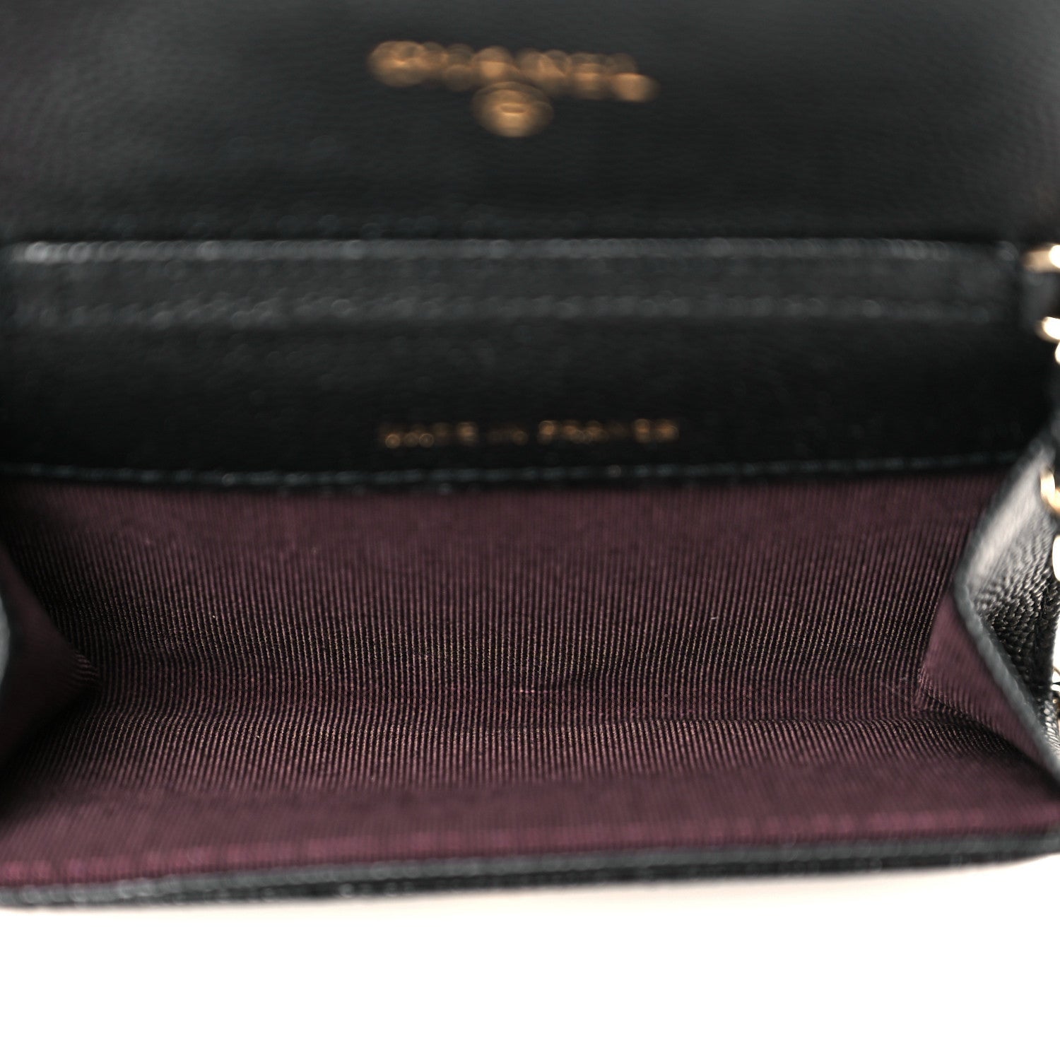 Caviar Quilted Belt Bag Black