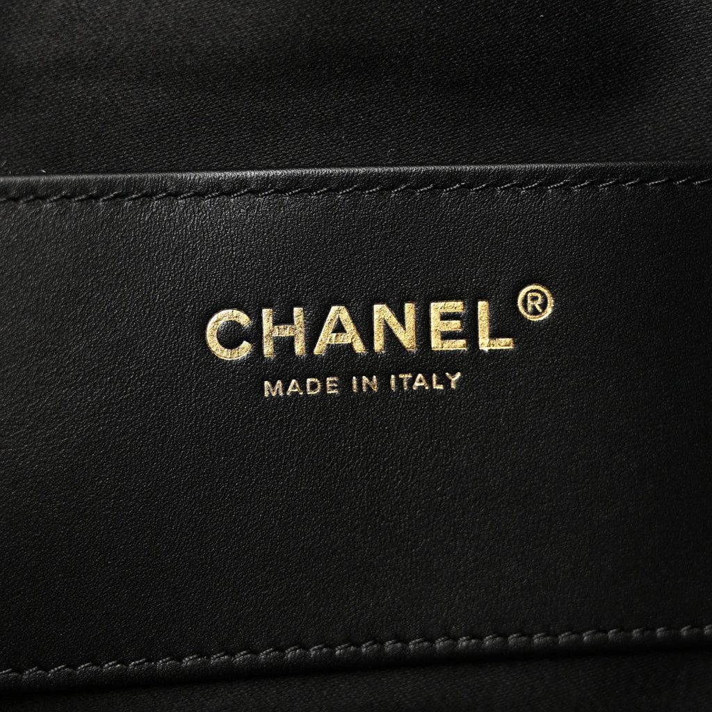 Suede Quilted Medium Chanel 25 Handbag Black
