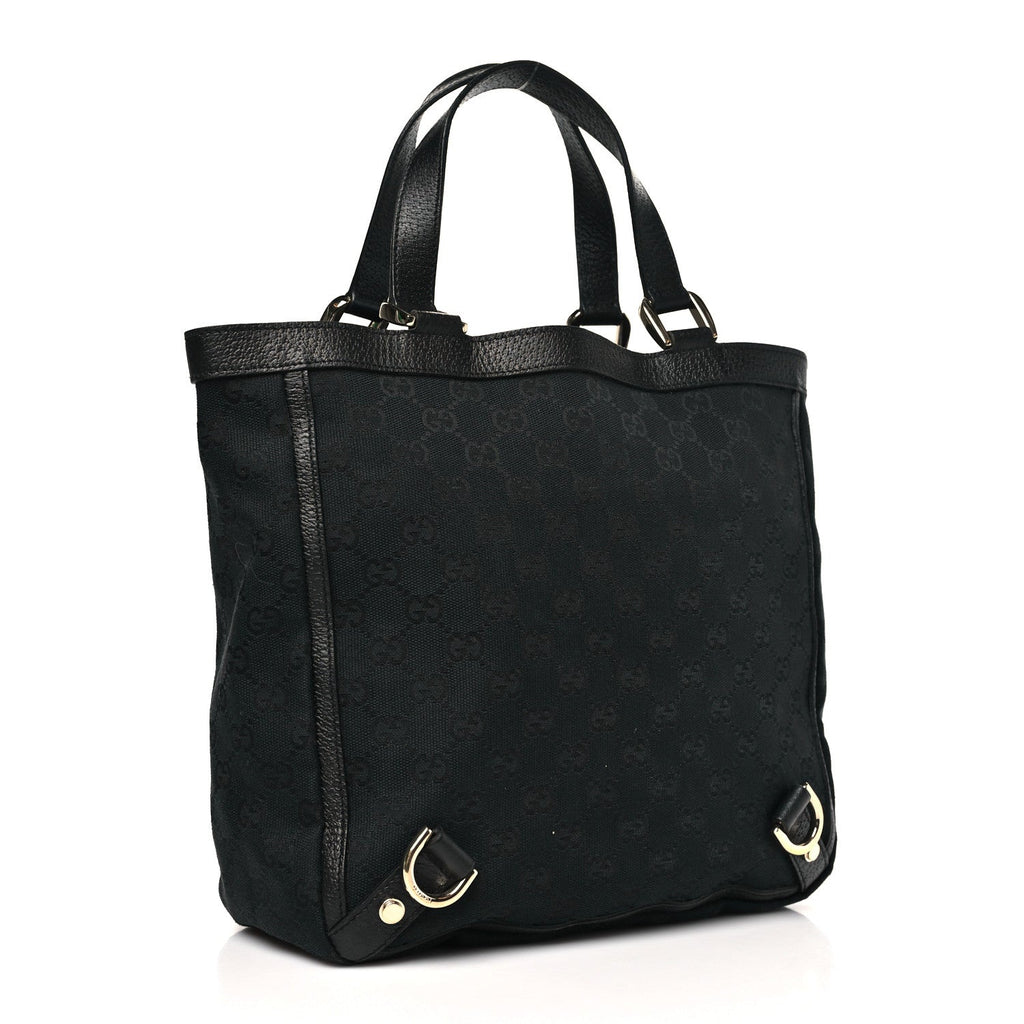 Monogram Small Abbey Tote Black