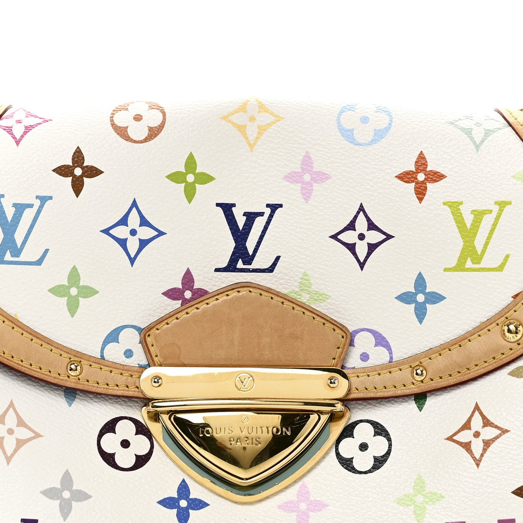 Monogram Multicolor Beverly MM White