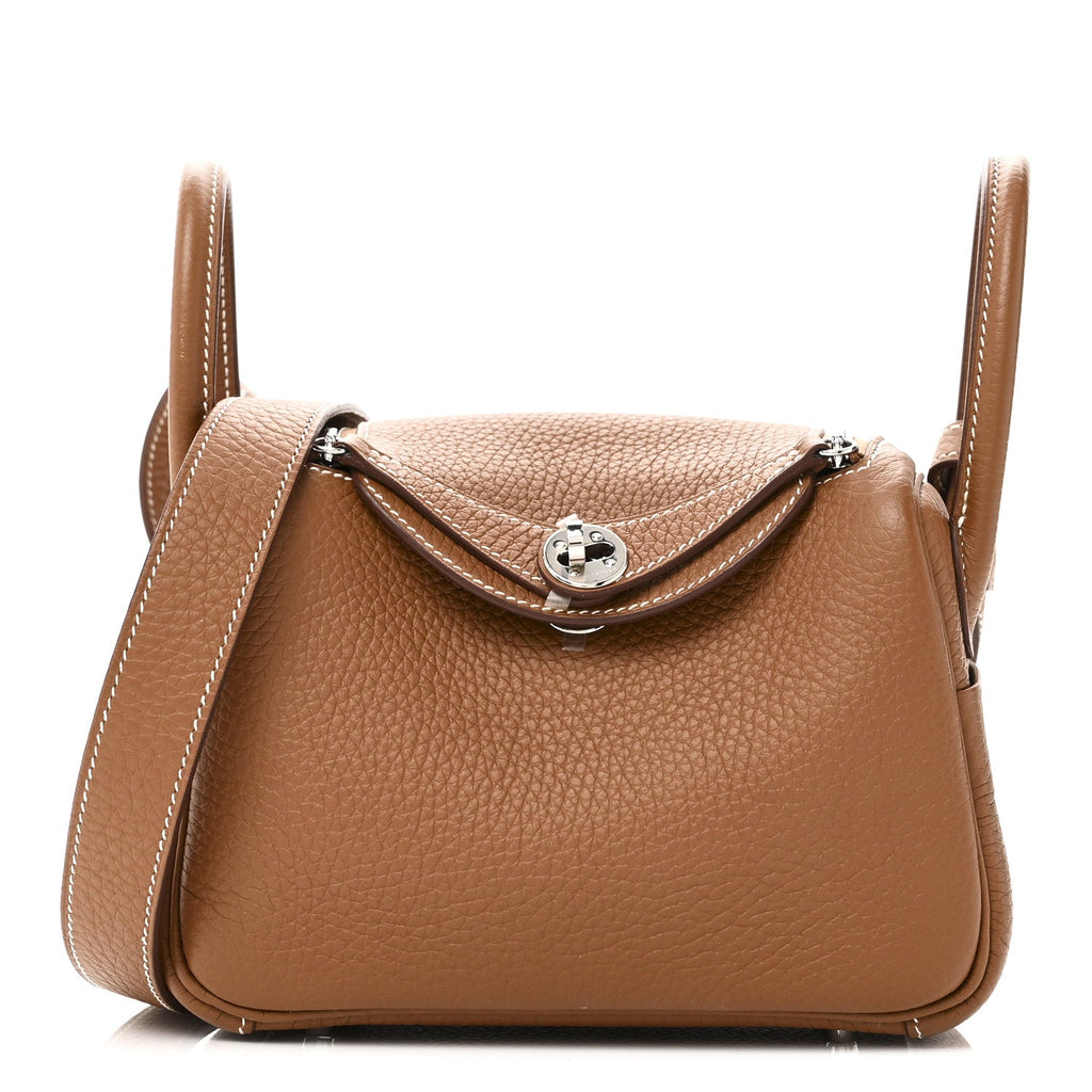 Taurillon Clemence Mini Lindy 20 Gold