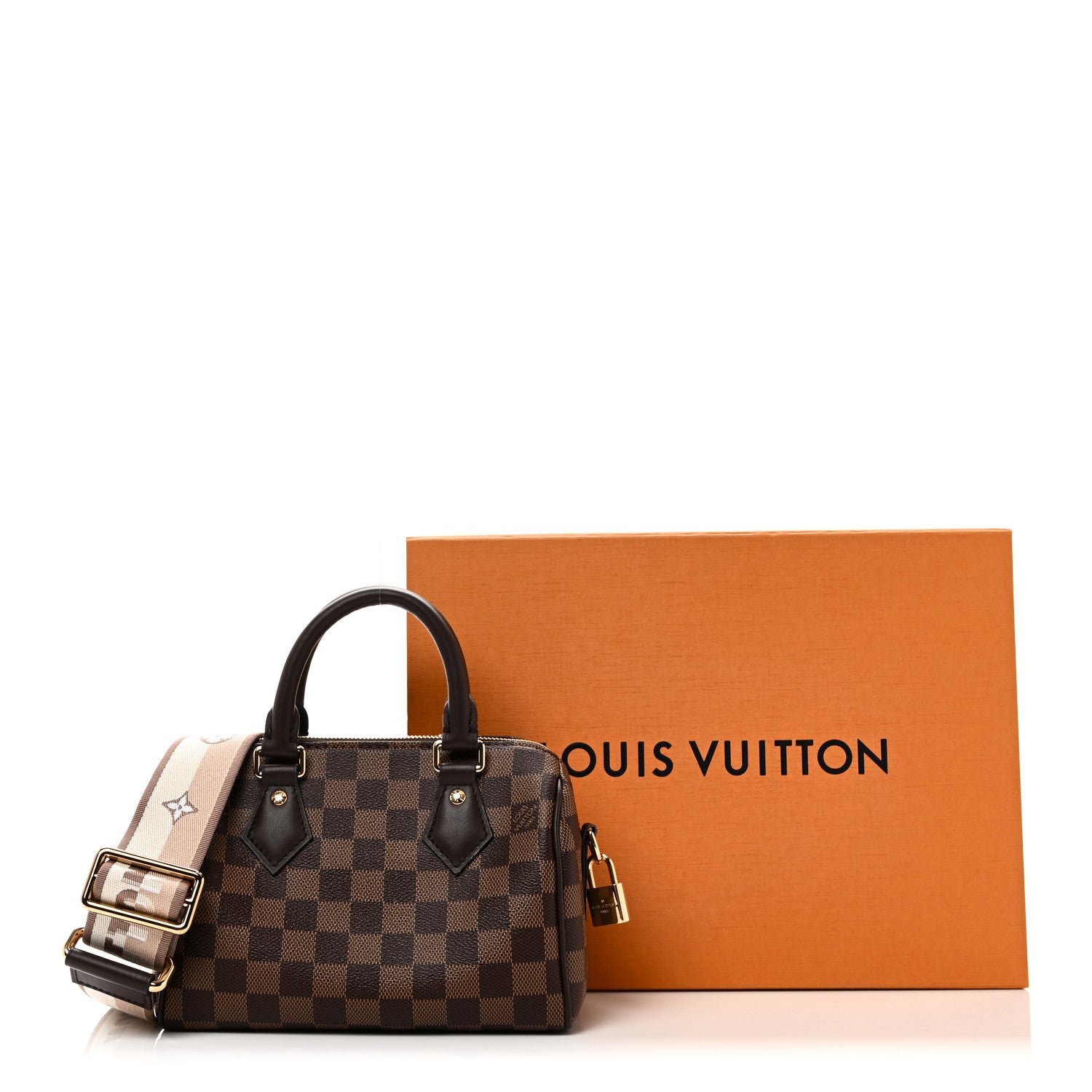 Monogram Speedy Bandouliere 20 Beige
