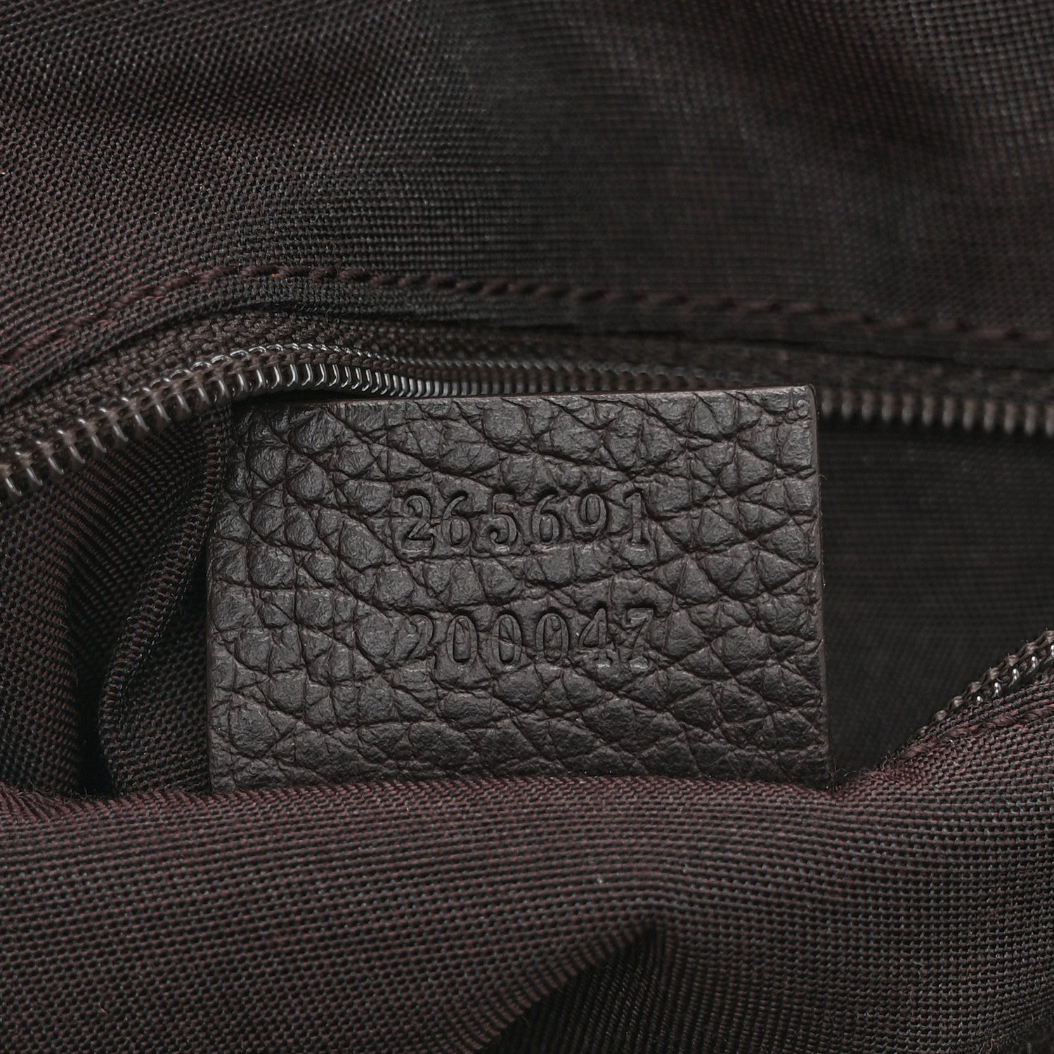 Crystal Monogram Small D Gold Ring Messenger Dark Brown