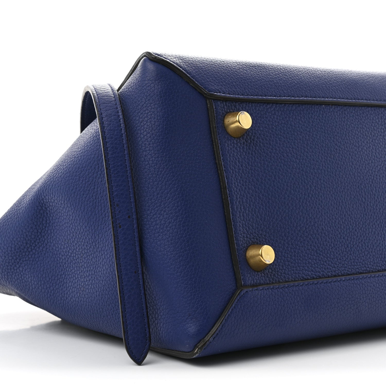 Grained Calfskin Mini Belt Bag Indigo