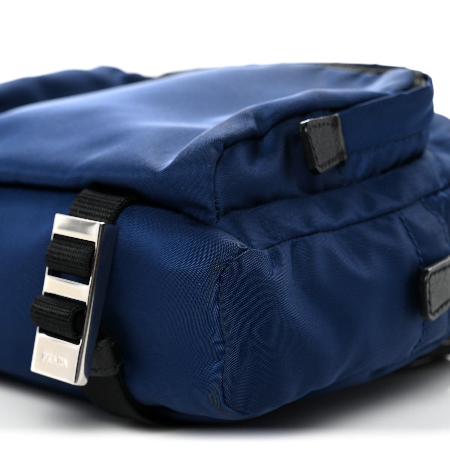 Tessuto Nylon Montagna Messenger Bag  Blue Black