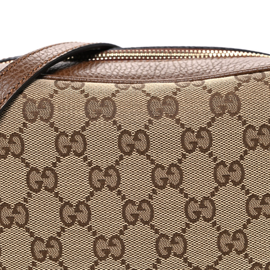 Monogram Mini Bree Messenger Bag Beige Tabacco