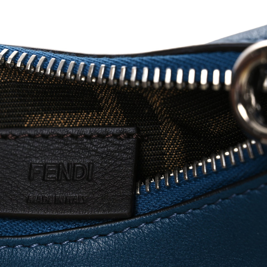Vitello Grace Matte Nano Fendigraphy Hobo Charm Mirto