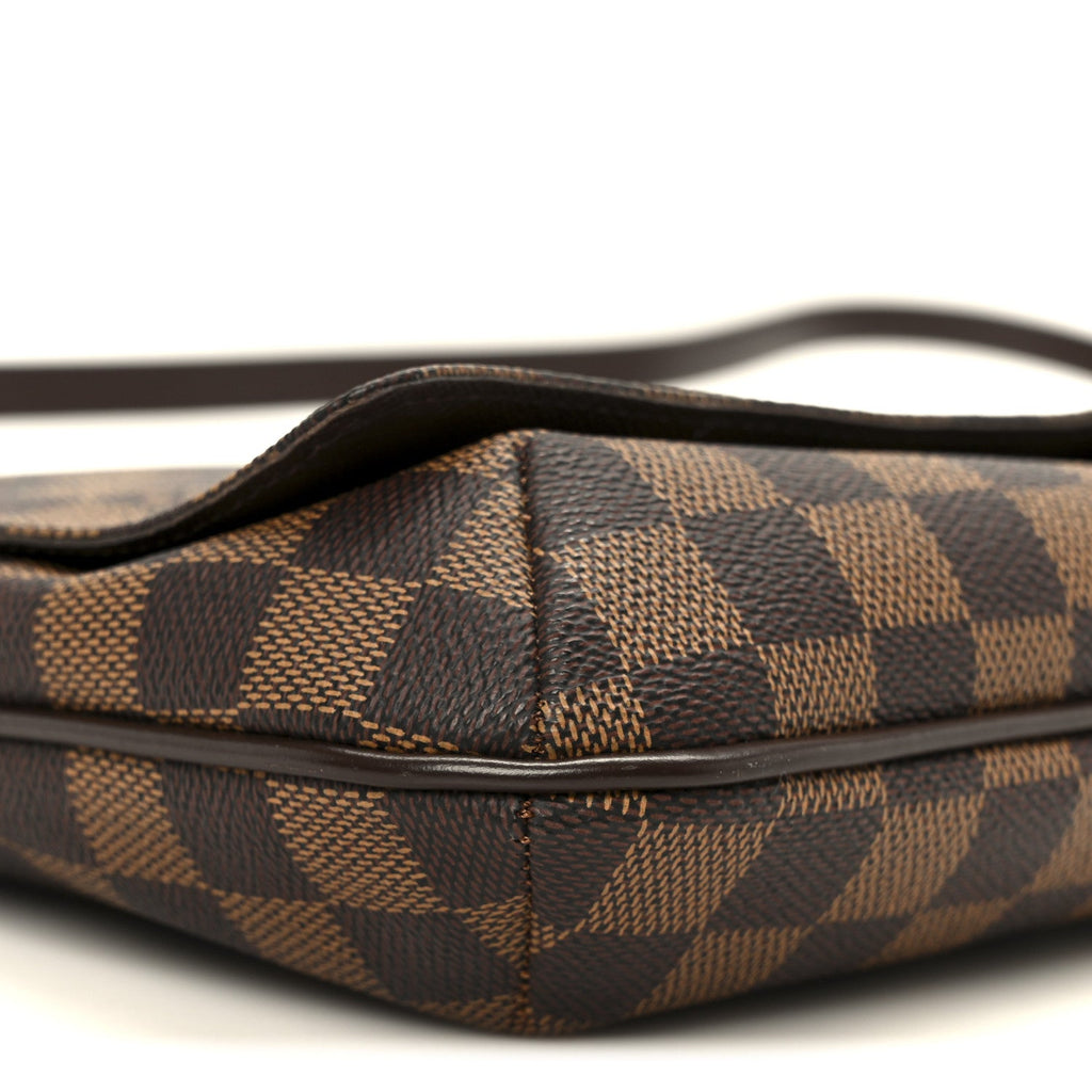 Damier Ebene Musette Tango Long Strap