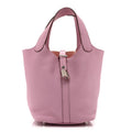 Taurillon Clemence Picotin Lock 18 PM Mauve Sylvestre