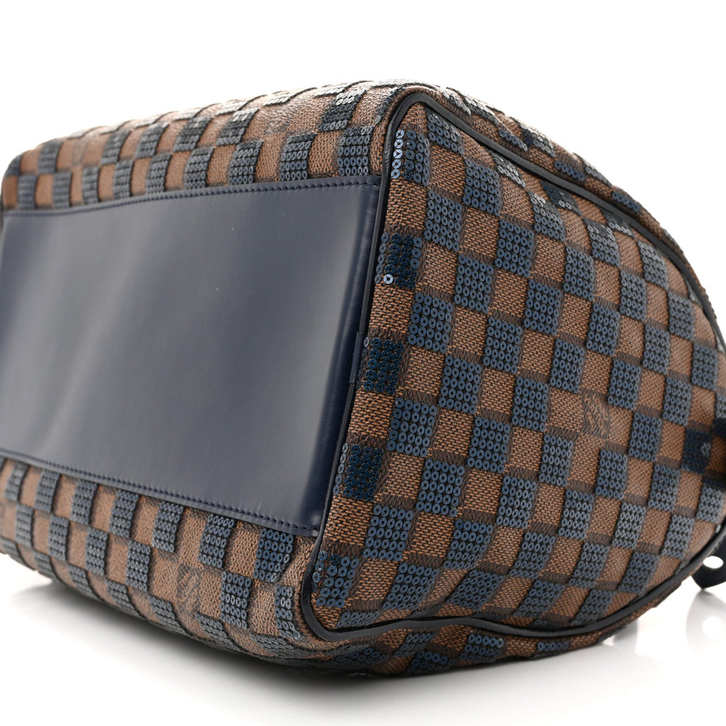 Damier Paillettes Speedy 30 Blue