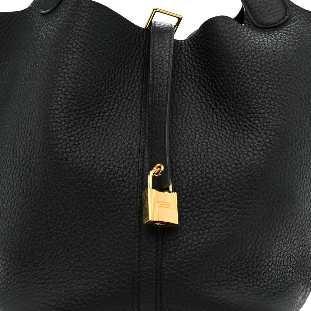 Taurillon Clemence Picotin Lock 22 MM Black