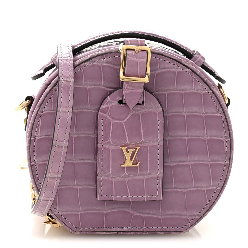 Alligator Mini Boite Chapeau Purple