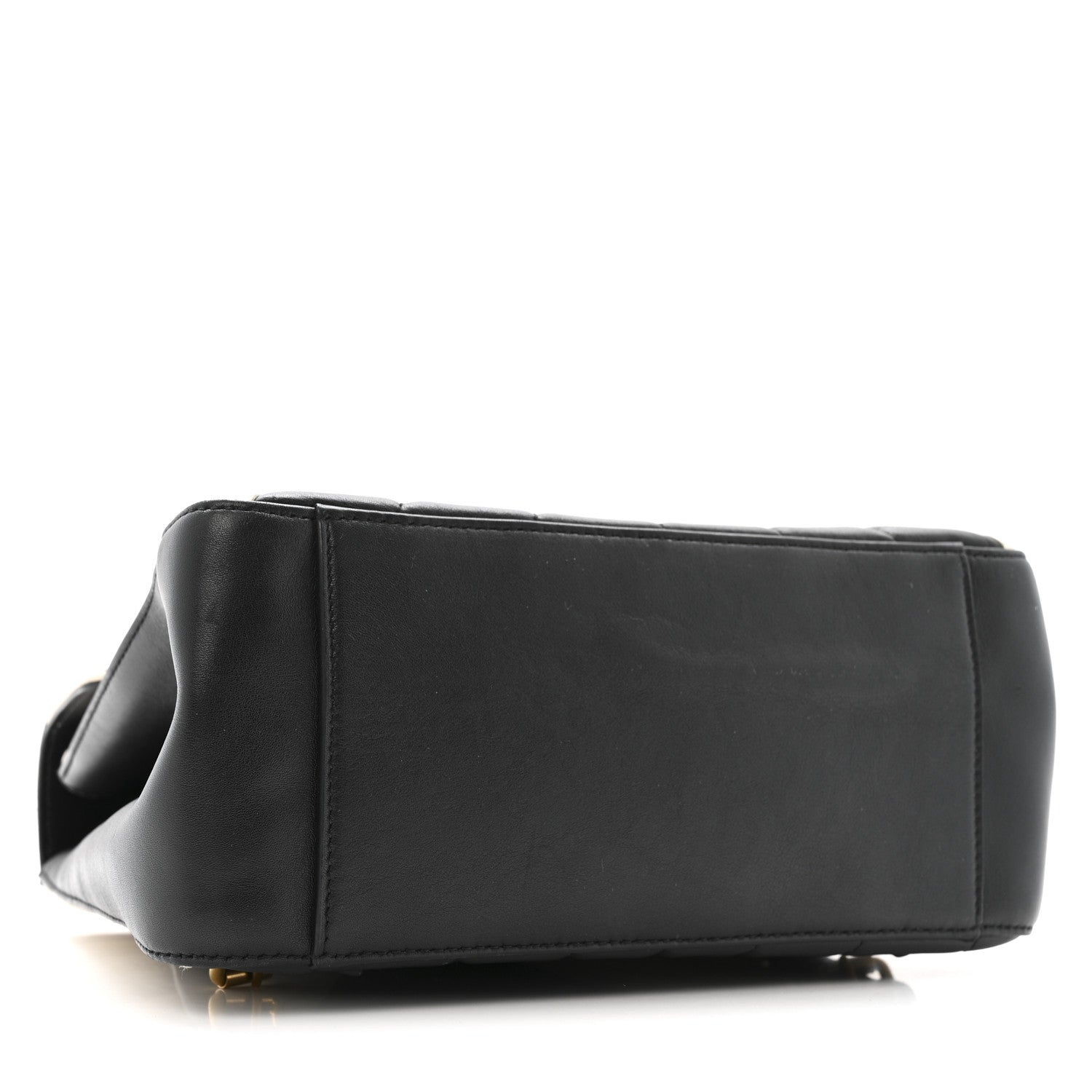 Calfskin Bamboo Trapuntata Queen Margaret Backpack Mystic White Black