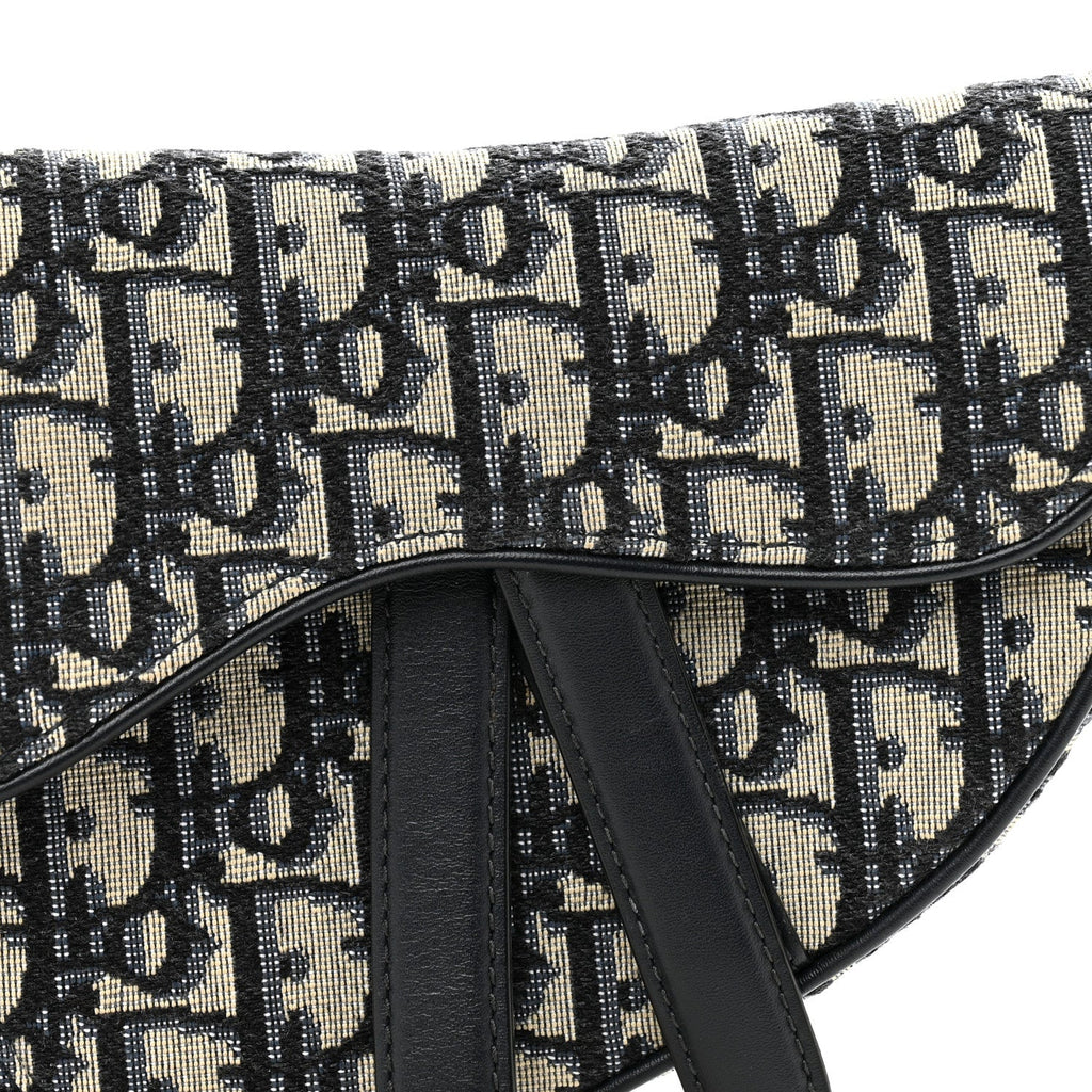 Oblique Mini Saddle Bag Blue