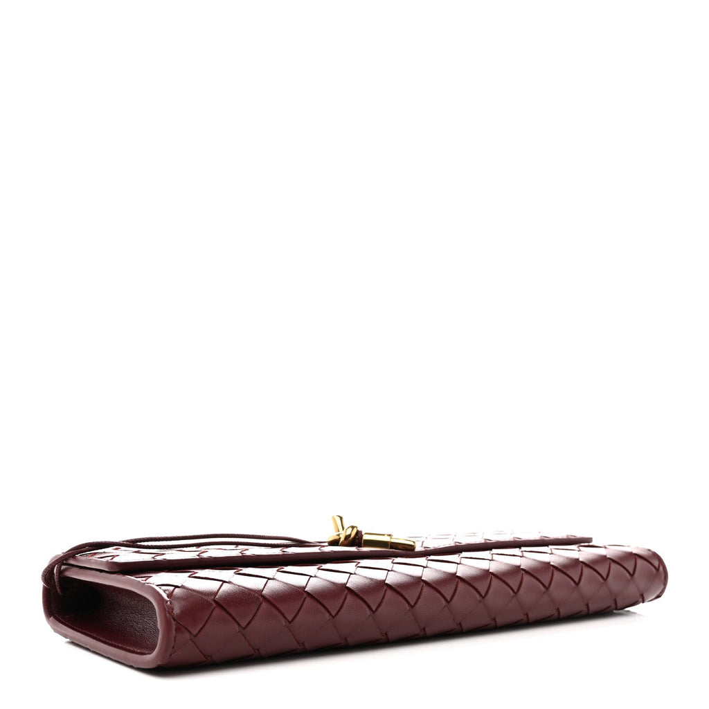 Nappa Intrecciato Long Andiamo Top Handle Clutch Barolo