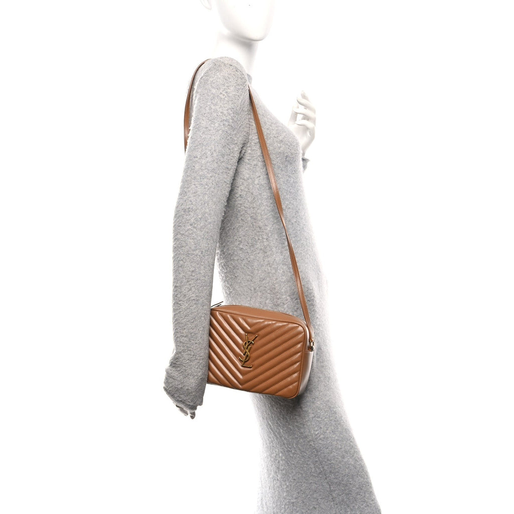 Calfskin Matelasse Monogram Lou Camera Bag Cinnamon