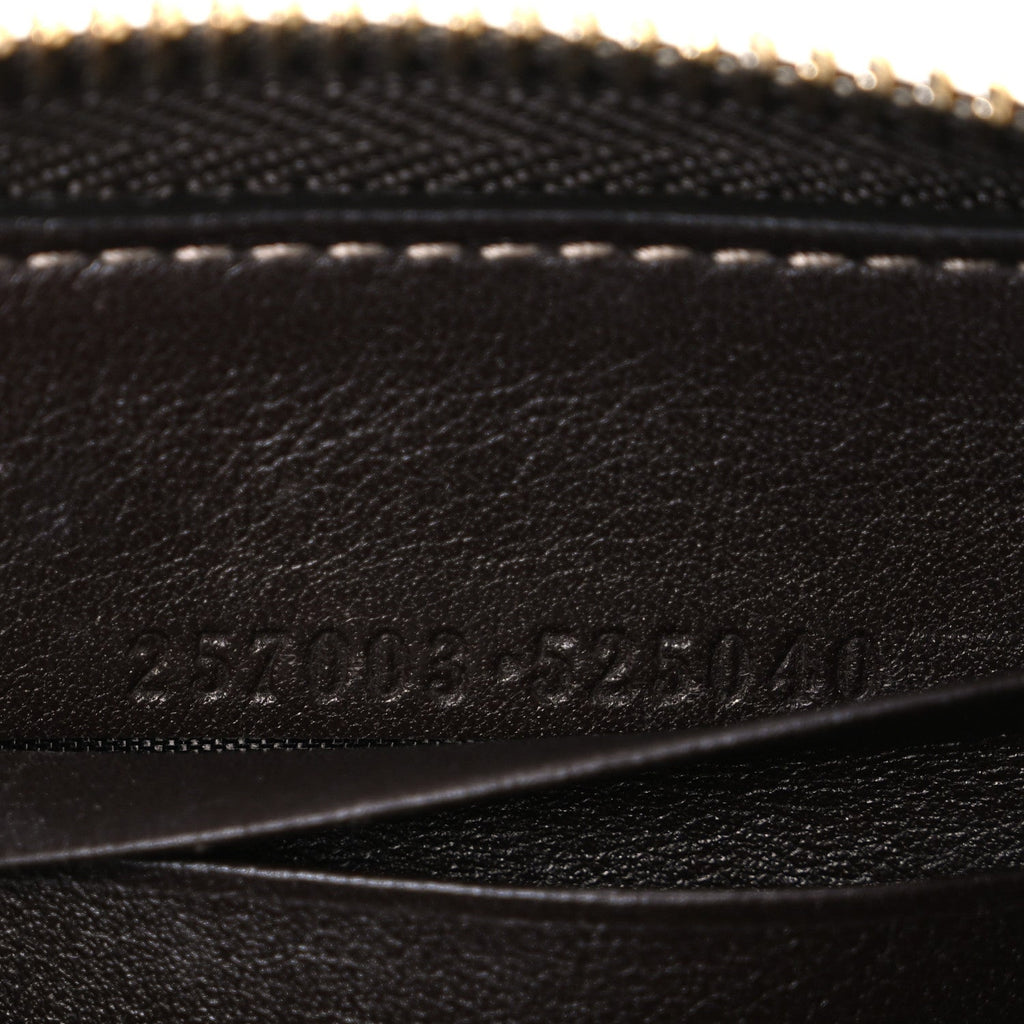 Monogram Mayfair Zip Around Wallet Dark Brown