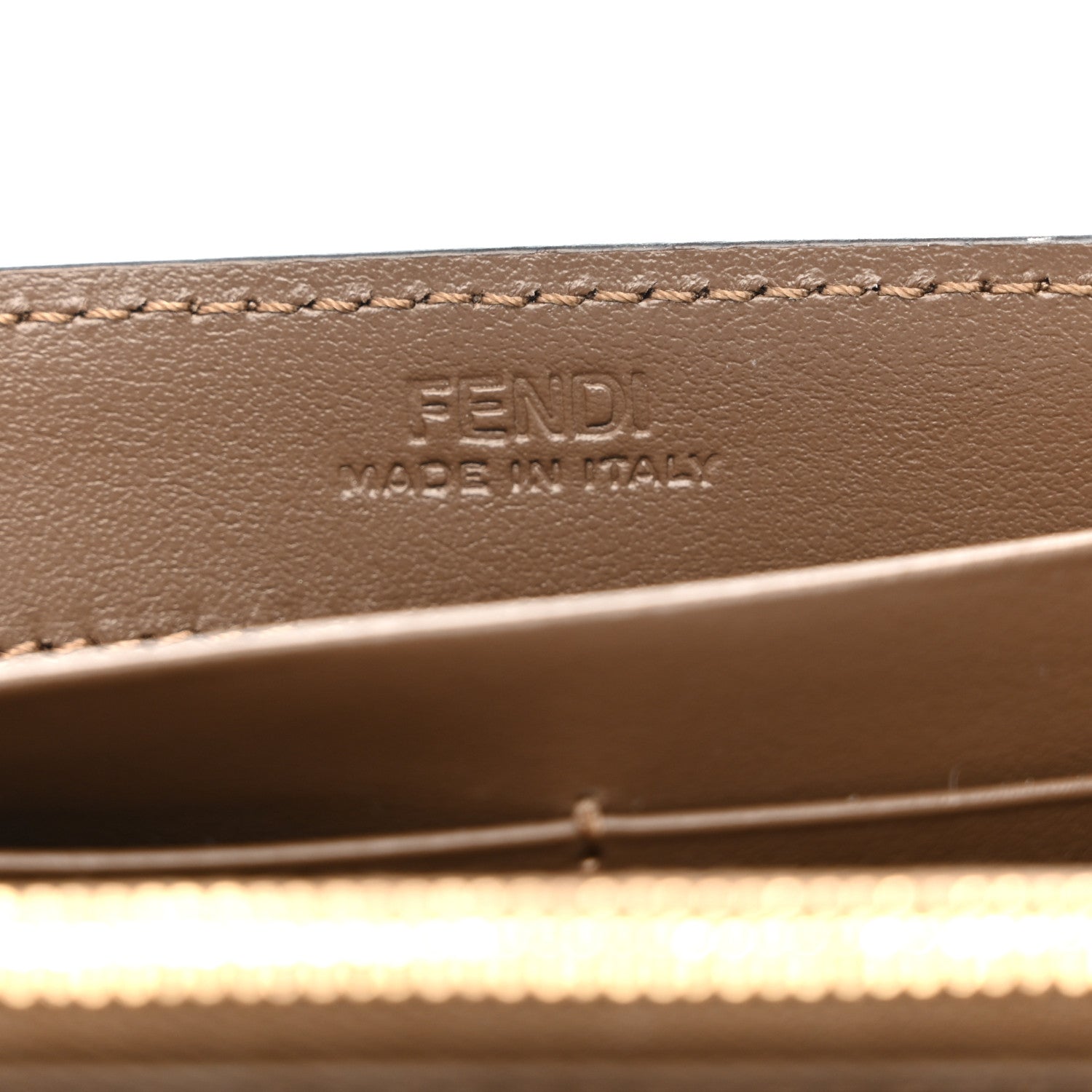 Vitello Soft F is Fendi Bi-Color FF 1974 Embossed Continental Envelope Wallet On Chain Maya Black