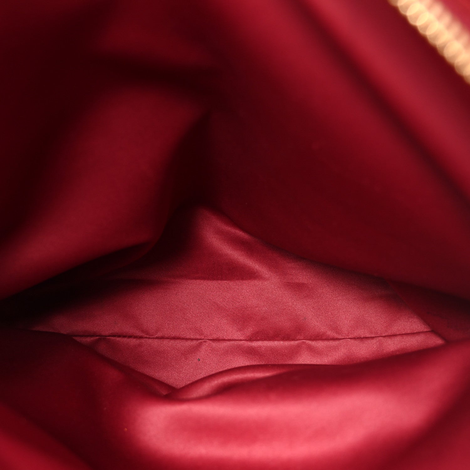 Pebbled Calfskin East West Fiamma Bag Red