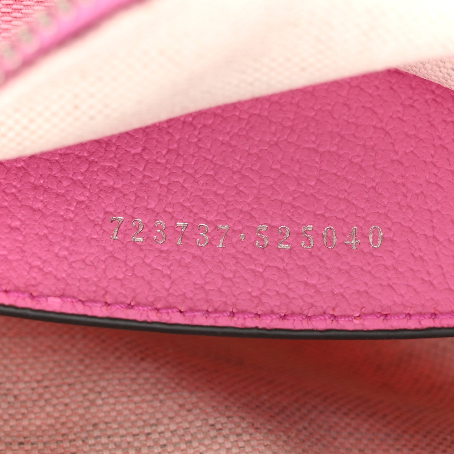 X PALACE GG Supreme Monogram Palace Textured Dollar Calfskin Shoulder Bag Pink Pale Rose Palace