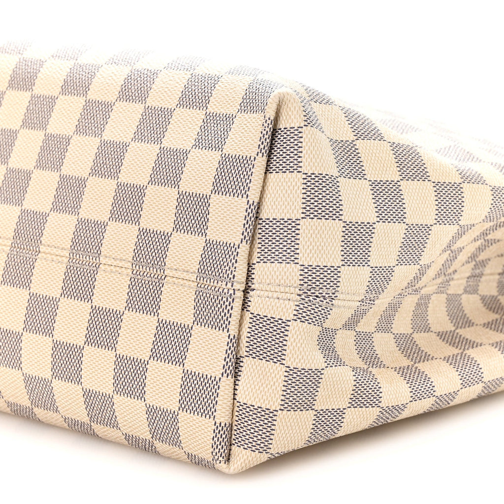 Damier Azur Graceful MM Rose Ballerine