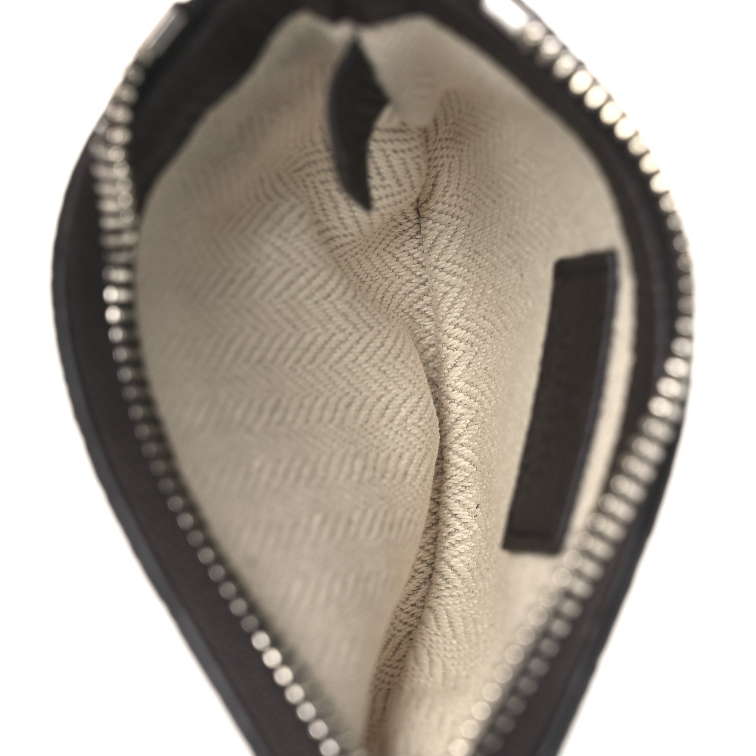 Pebbled Calfskin Mini B Shoudler Bag Brown