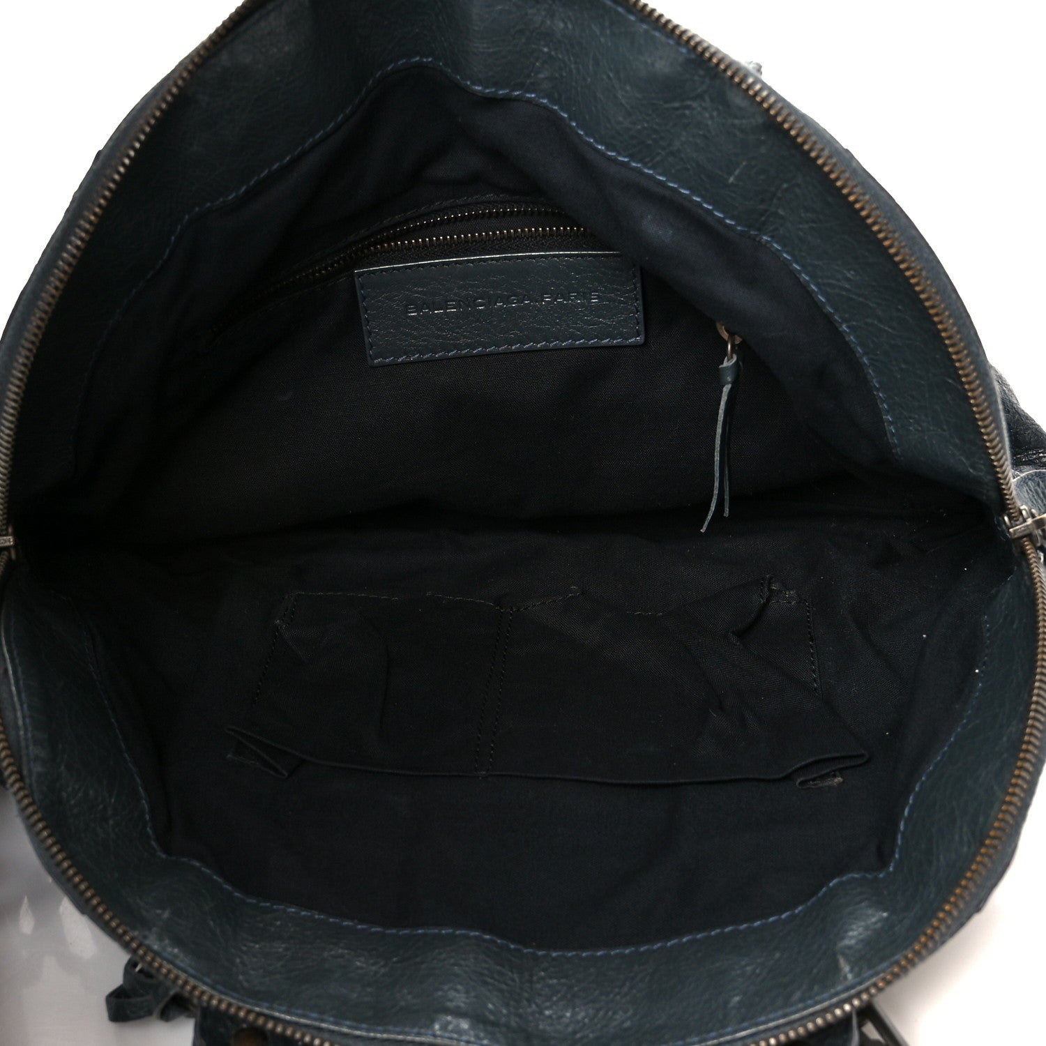 Agneau Classic Hardware Bowling Bag Anthracite