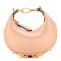 Vitello Grace Matte Nano Fendigraphy Hobo Charm Light Rose