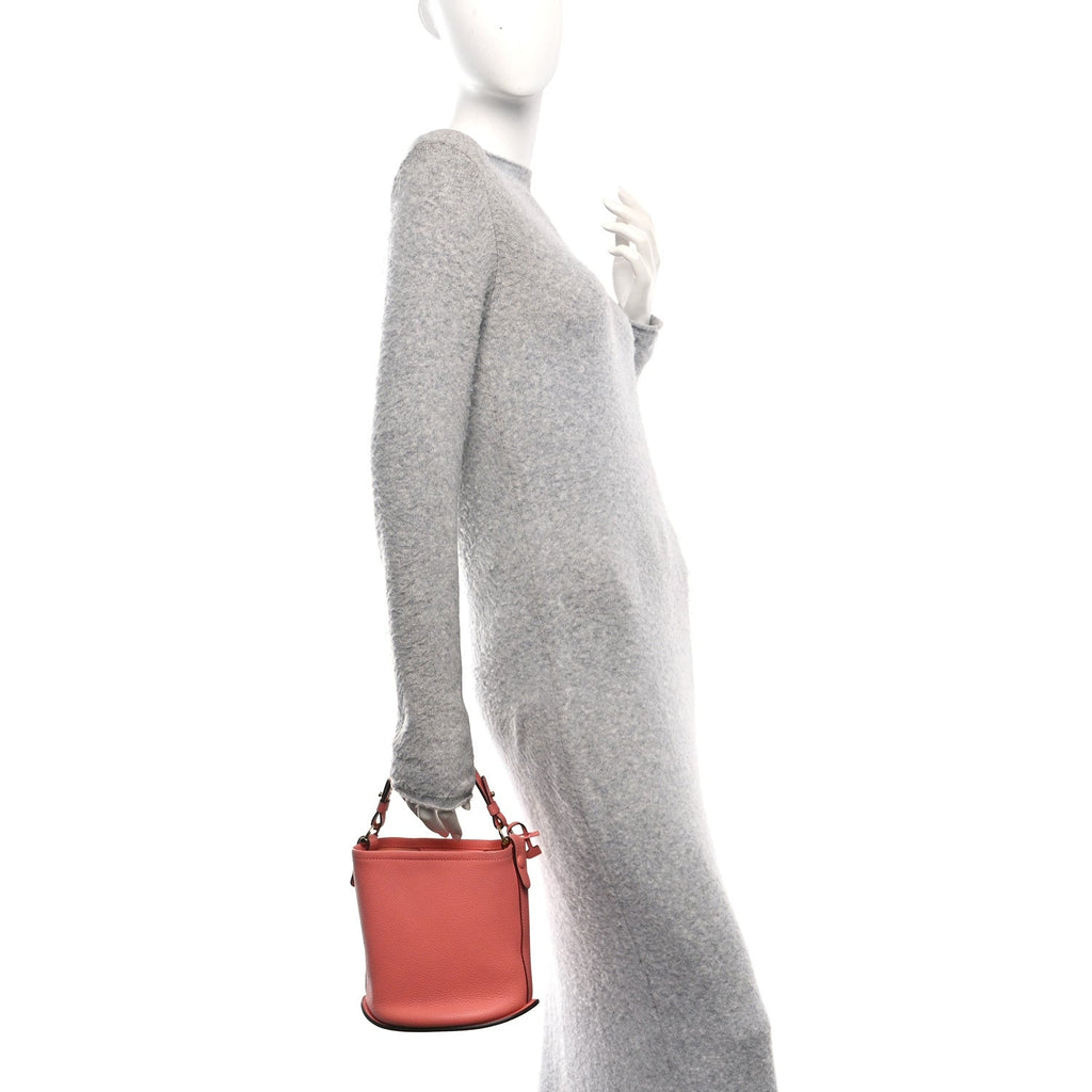 Taurillon Mini Pin Daily Surpique Bucket Pink