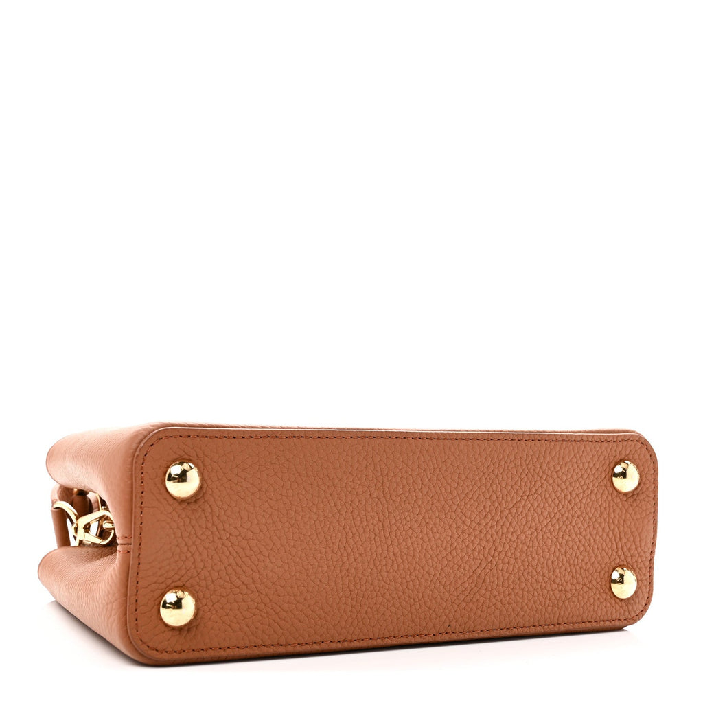 Taurillon Capucines BB Tan