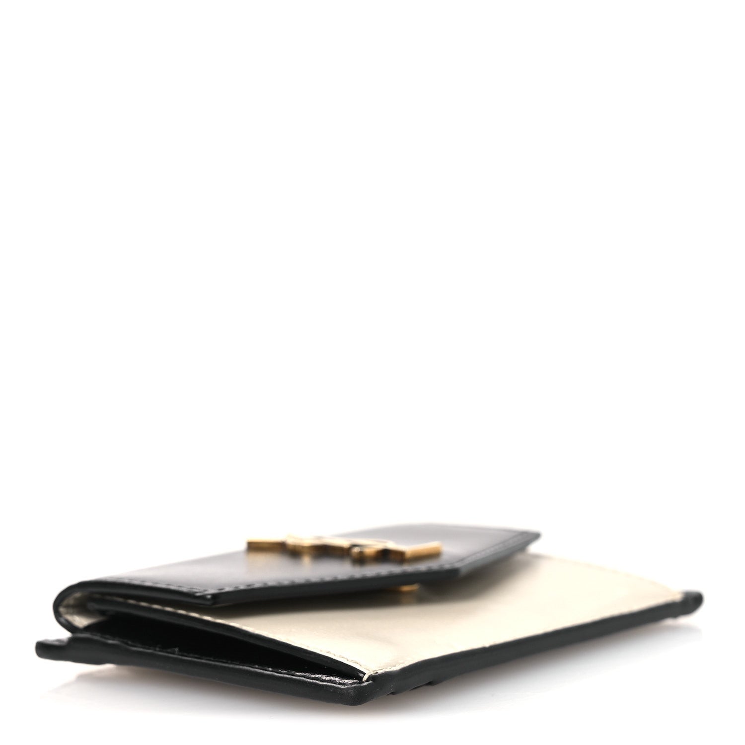 Calfskin Uptown Monogram  Case Black Crema