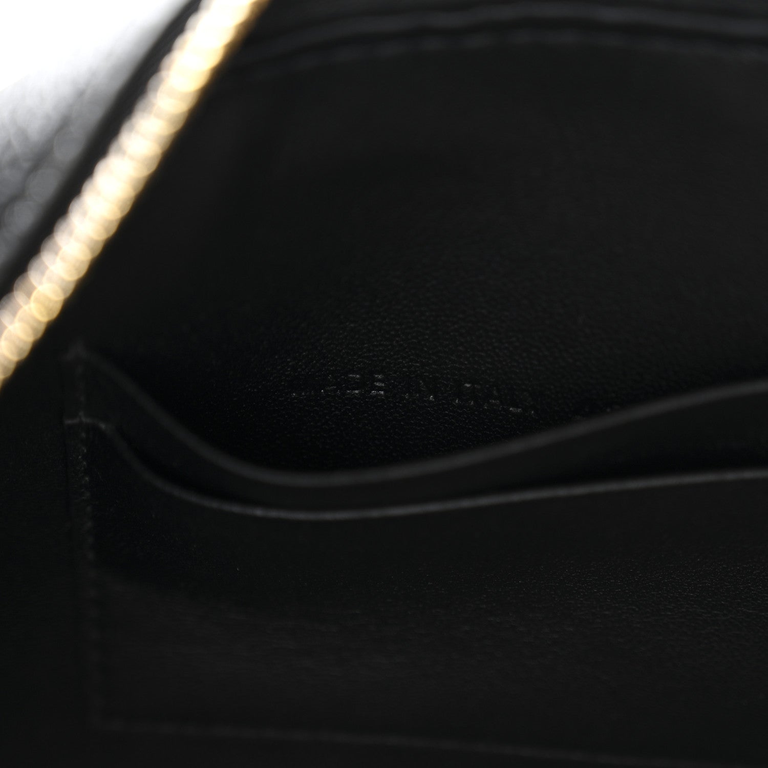 Supple Calfskin Caro Double Pouch Black
