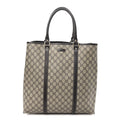 GG Plus Monogram Joy Vertical Tote Dark Brown