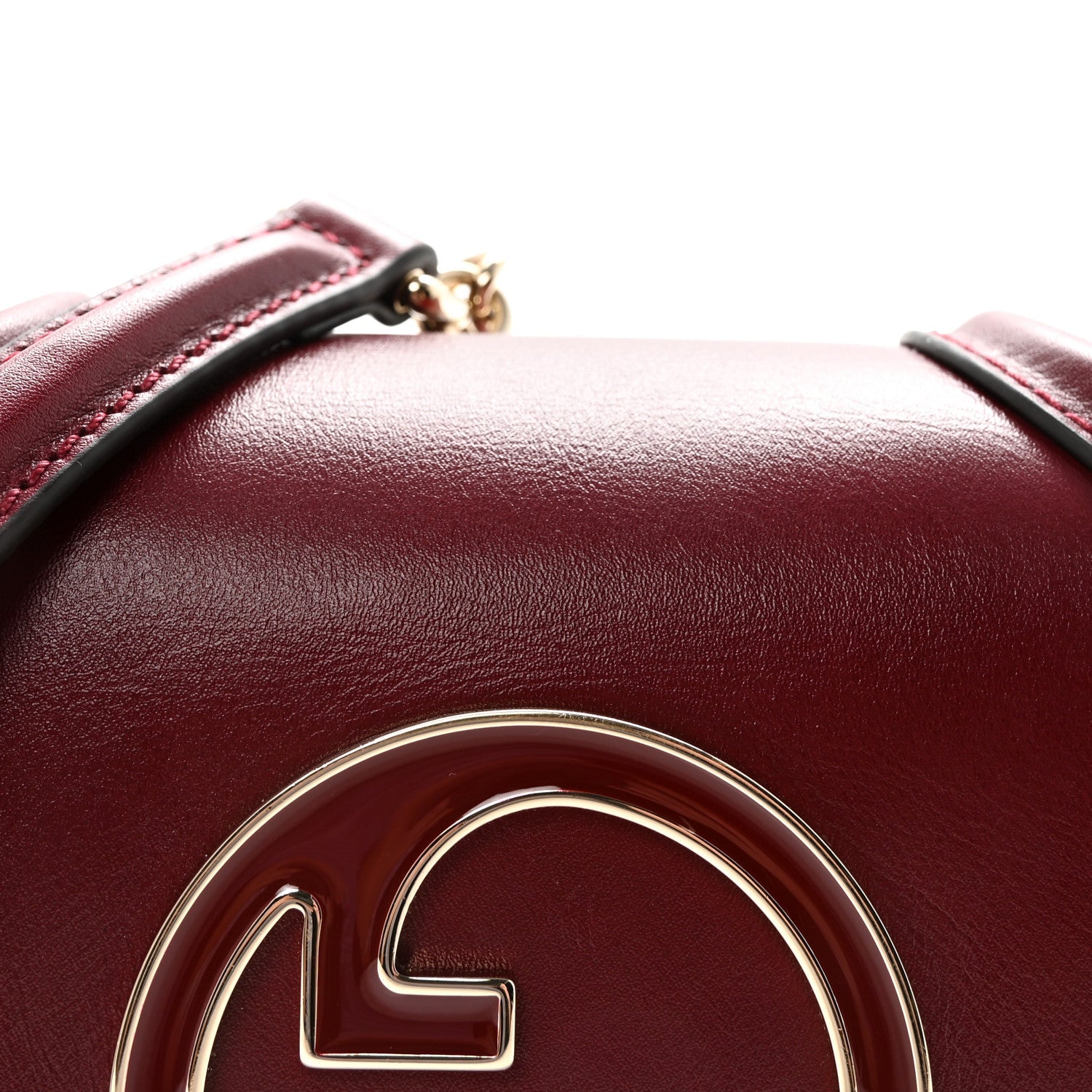 Calfskin Blondie Small Shoulder Bag Dark Red