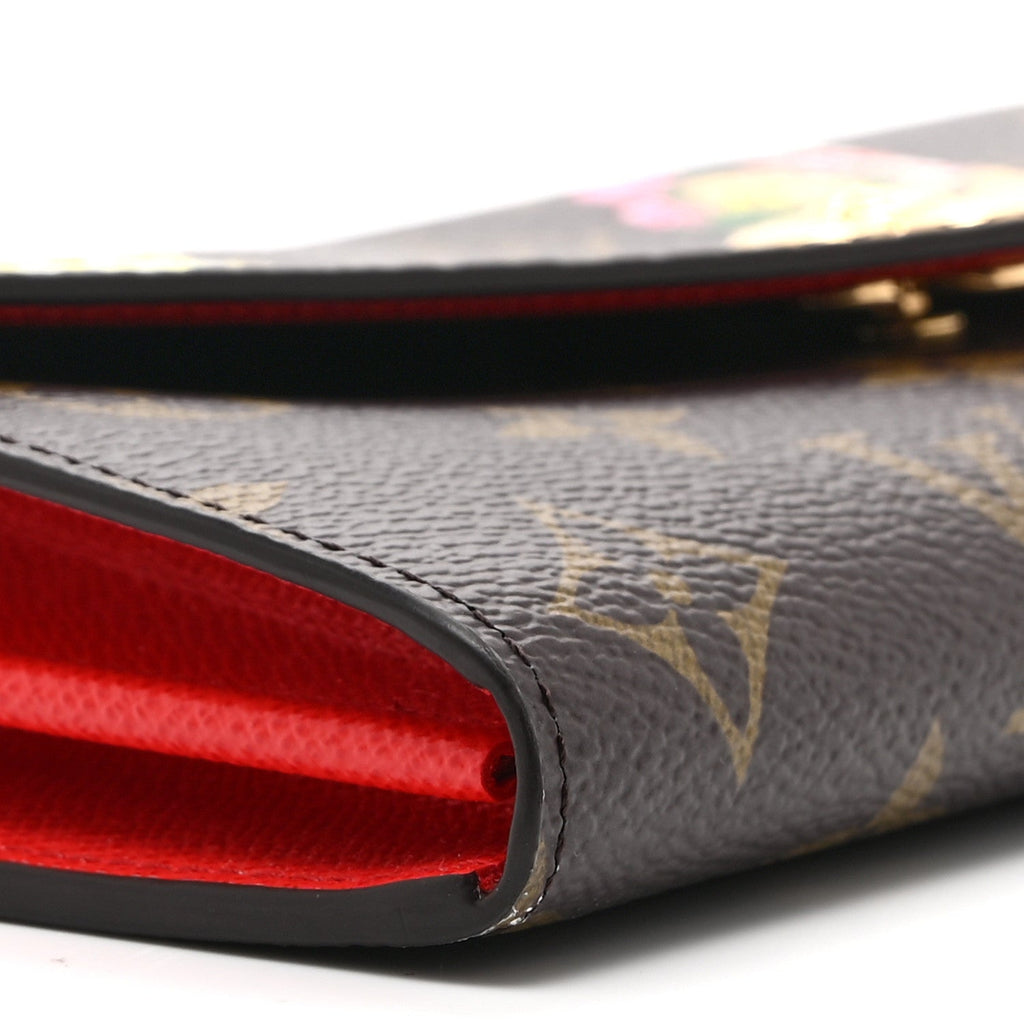 Monogram Candy Factory Sarah Wallet Candy Red
