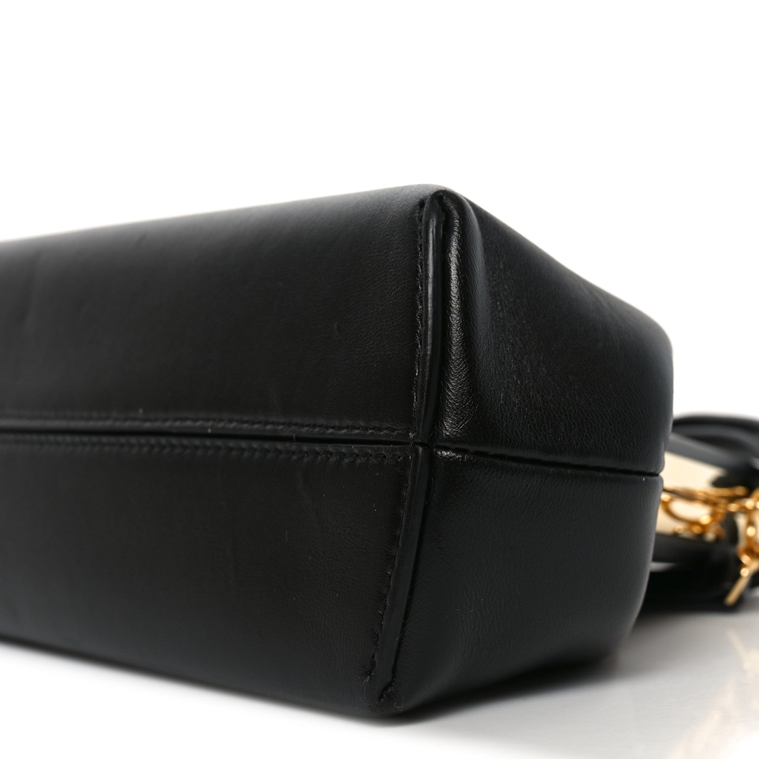 Shiny Nappa Small Fendi First Black