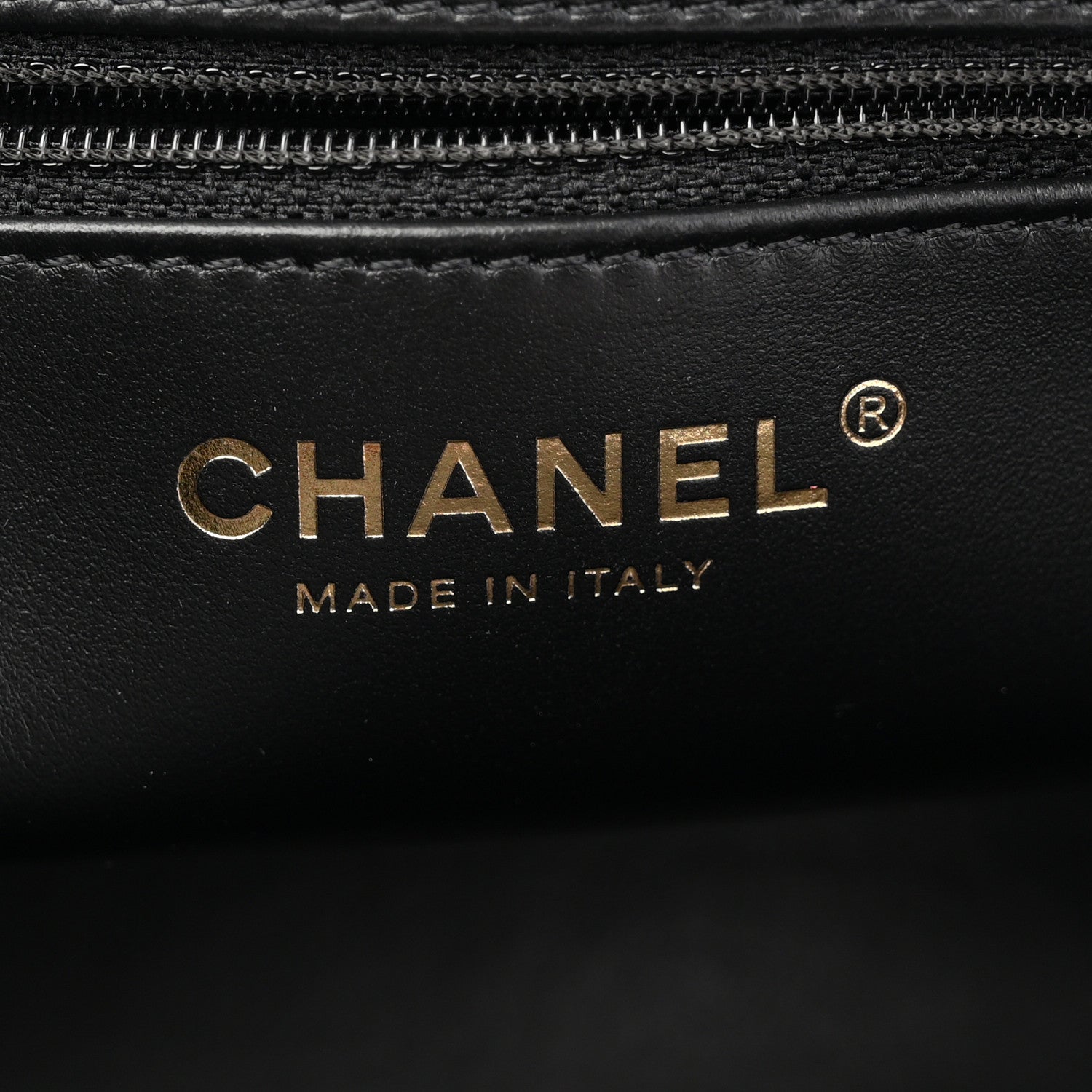Shiny Aged Calfskin Quilted Nano Kelly Shopper Black