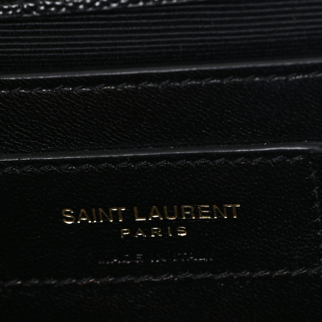 Grain De Poudre Small Monogram Kate Satchel Black