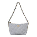 Caviar Quilted Daylight Hobo Grey