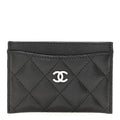 Caviar Quilted  Holder Black