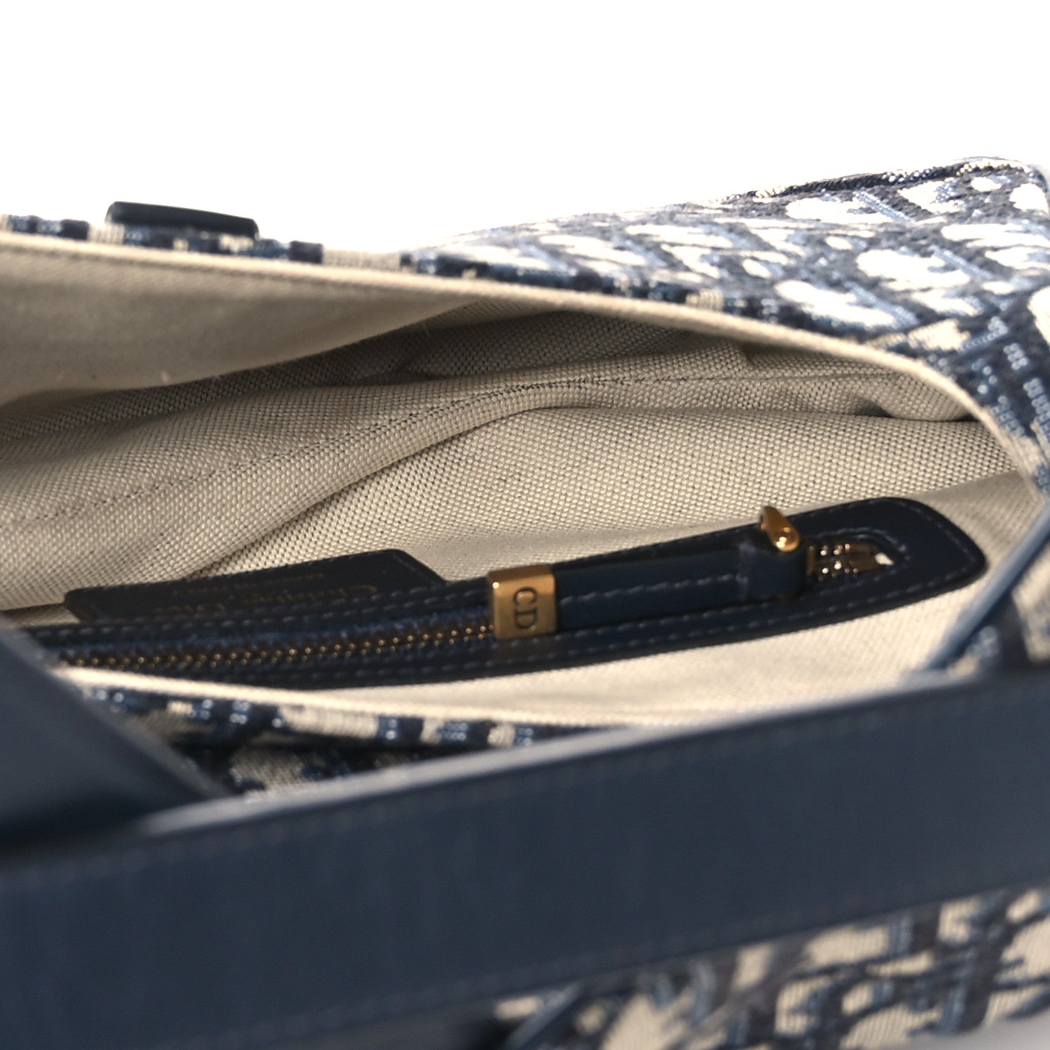 Oblique Saddle Bag Blue