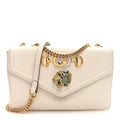 Vitello Palmellato Lux Crystal Medium Rajah Shoulder Bag Mystic White Multicolor