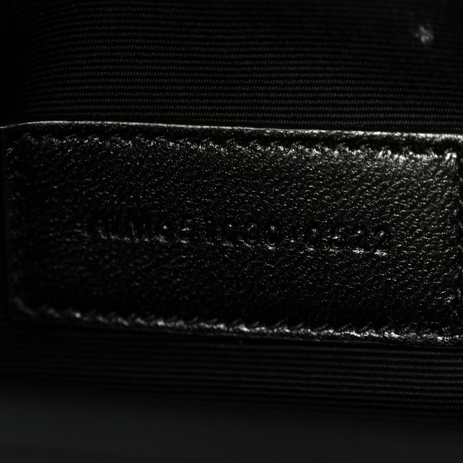 Grain De Poudre Textured Mixed Matelasse Triquilt Monogram Clutch Black