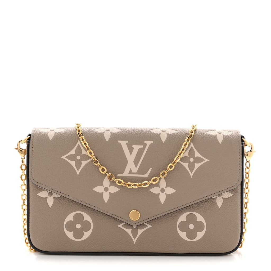 Empreinte Monogram Giant Felicie Pochette Tourterelle Creme