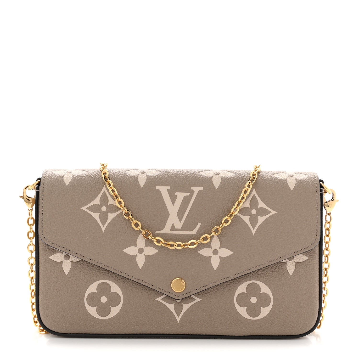 Empreinte Monogram Giant Felicie Pochette Tourterelle Creme